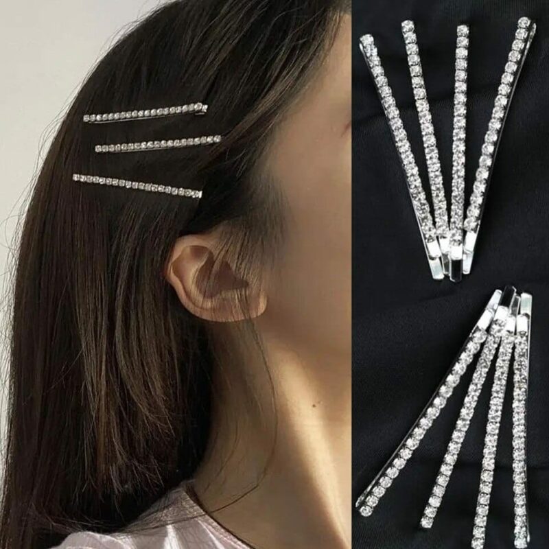 Barrette à cheveux coréenne en diamant Luxe pour femmes_1