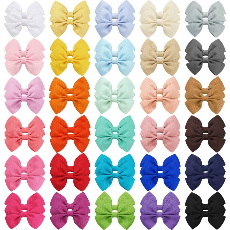 Lot De 10 Barrettes à Cheveux Noël Avec élans - Pour Bébé Et Enfant, Accessoires Mignons