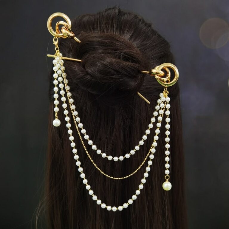 Chaîne D'épaule Avec Pompon Strass Et Fleur Cristal Doré – Bijou De Corps Multicouche Pour Femme – Soirée, Mariage