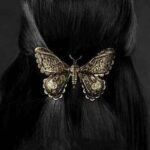 Bijoux cheveux viking design papillon pour femmes Bronze 1 Bâtonnets pour cheveux