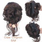 Chouchou élastique de cheveux chignon en fibre à haute température_49