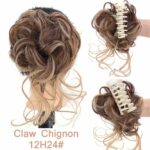 Chouchou élastique de cheveux chignon en fibre à haute température_52