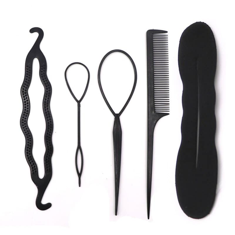 Ensemble Peigne cheveux bouclés en plastique pour salon de coiffure Q60 Q19 1Set Taille unique China