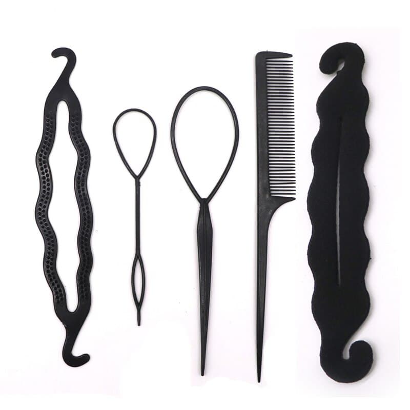 Ensemble Peigne cheveux bouclés en plastique pour salon de coiffure Q60 Q20 1Set Taille unique China