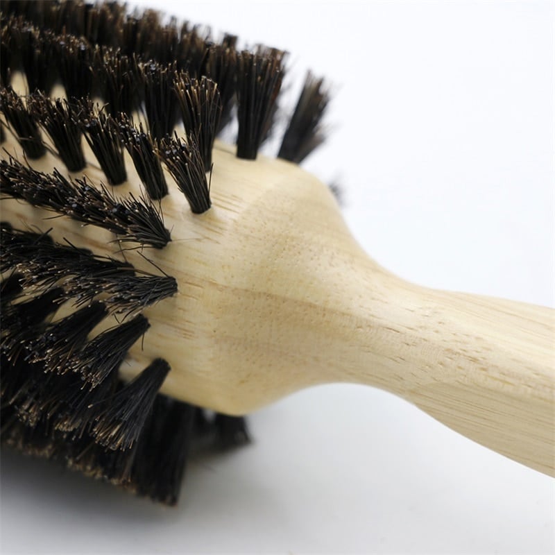 Brosse à brushing pour cheveux afro en bois_11